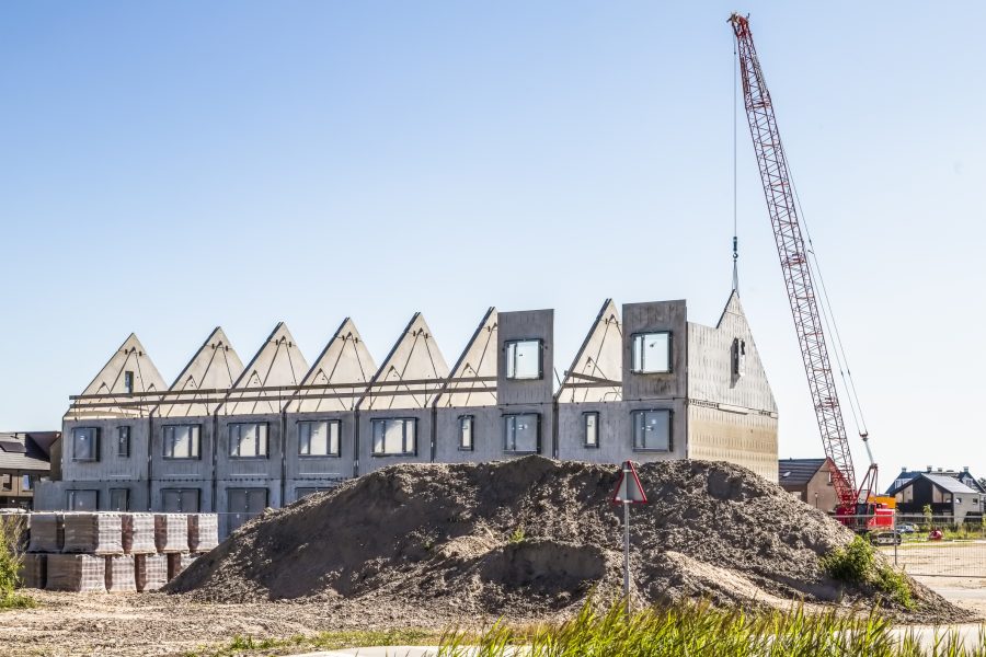 Woningen in aanbouw